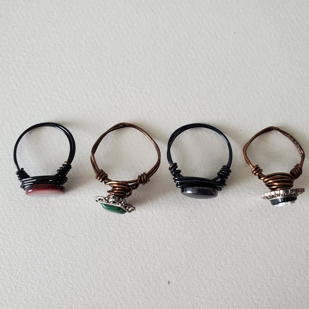 Button Rings - Picture 2 of 4
